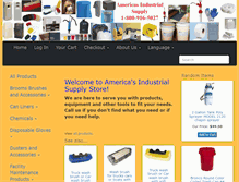 Tablet Screenshot of americasindustrialsupply.com